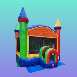 Crayon Castle Bounce House (No Banner)