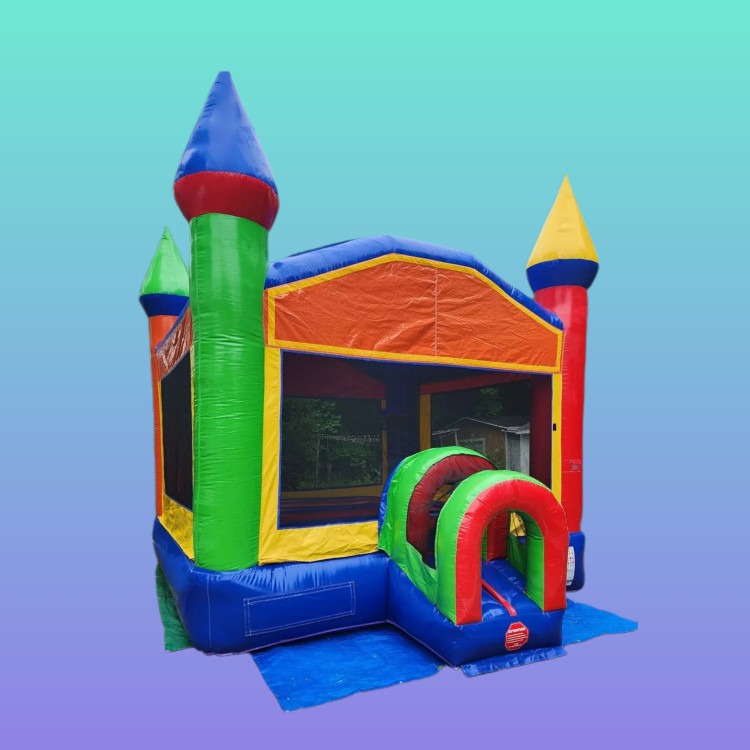 Crayon Castle Bounce House (No Banner)