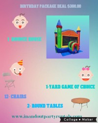 Birthday 1 DAY Package Deal