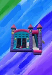 Princess Castle Dry Slide bounce house with slide Princess Castle Dry Slide bounce house with slide