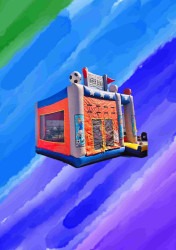 Sports Jumpy Bounce Dry Slide bounce house with slide Sports Jumpy Bounce Dry Slide bounce house with slide
