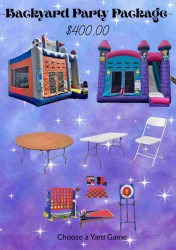 BACKYARD PARTY PACKAGE BACKYARD PARTY PACKAGE